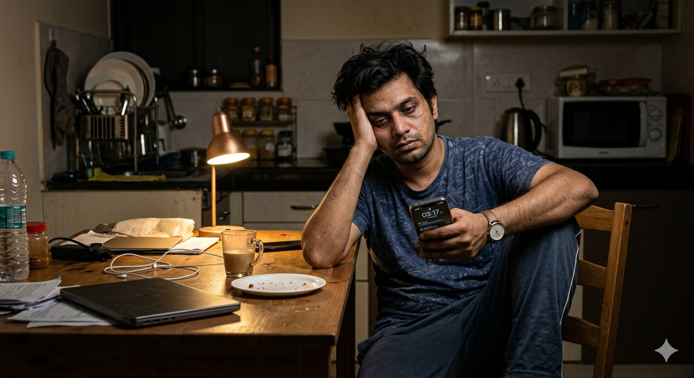 The Wired-but-Tired Professional
